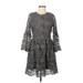 J.O.A. Just One Answer Cocktail Dress: Gray Dresses - Women's Size Medium