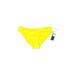 La Blanca Swimsuit Bottoms: Yellow Print Swimwear - Women's Size 8