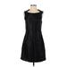 Theyskens' Theory Cocktail Dress - Sheath: Black Jacquard Dresses - Women's Size 2