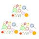 TOYANDONA 45 Pcs Bubble Kits for Kids Bubble Machine for Kids Bubble Maker Blowing Bubble Tool Bubble Blower Big Bubble Wands Tools Blow Bubber Blowing Bubbles Toy Set Accessories Child