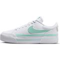 Nike Women's W Court Legacy Lift Low Top Shoes, White Mint Foam Barely Green, 3 UK