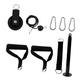 SUPVOX 1 Set Fitness Kit Cable Pulley System Cable Down Machine Diy Loading Pulley System Triceps Cable Pulley Kit Rope Tricep down Exercise Metal Household Pulley Set