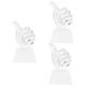 VANZACK 3pcs Thumbs up Trophy Creative Trophy Cup Trophy Model for Sports Game Trophy Competition Trophy for Champion Kindergarten Trophy Cup Award Trophies Mini White Crystal Child Toy