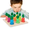 Jouet de comptage en bois pour enfants d'âge alth mathématiques et documents manipulateurs jouets