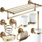 Ensemble de quincaillerie en laiton antique HOAccessrespiration, porte-serviettes, porte-papier hygiénique T1, brosse de toilette, douche, porte-vaisselle Regina