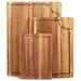 COOREL Wood Cutting Board Set w/ Juice Groove (3 Pieces), Organic Wooden Cutting Boards For Kitchen | Wayfair MYEB0928K265S