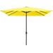 Arlmont & Co. Berlena 120" x 96" Rectangular Market Umbrella Metal in Yellow | 120 W x 96 D in | Wayfair FC5FE67F204348998E4FB6F472E3DB04