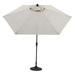 Arlmont & Co. Ozena 104.72" Umbrella, Polyester in Black | 96.85 H x 104.72 W x 104.72 D in | Wayfair 2A9ED41A0FA8426B9BEF18FA1ECECC07