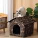 Tucker Murphy Pet™ Desdamona Heated Portable Cat House | 15 H x 13 W in | Wayfair 949389D0E62F41DCA5F830FBBF70288B