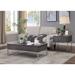 Latitude Run® Coffee Table Wood/Metal in Brown/Gray | 26 H x 47 W x 24 D in | Wayfair B87CD298FF9B4EAA83BC6C4440C2FCB2