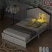Red Barrel Studio® Jocelynmarie Platform Bed Upholstered/Velvet, Solid Wood in Brown | 39.4 H x 42.4 W x 79.1 D in | Wayfair