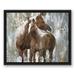 Union Rustic Neutral Horses Canvas in Brown | 17.75 H x 21.75 W x 1.75 D in | Wayfair AA819B701C3C4FF4B7F2FA8E95C18B93