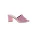 Maryam Nassir Zadeh Heels: Pink Shoes - Women's Size 38.5