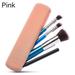 Portable Waterproof Makeup Tools Organizer Makeup Brush Holder for Makeup Brush Cosmetics Brush Holder Protective Cover PINK