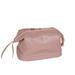 Women Solid Color PU Leather Makeup Bags Large Capacity Travel Pu Leather Double Layer Toiletry Bag Pink