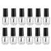 12pcs Durable Empty Bottles Nail Polish Bottles Nail Polish Dispenser Bottles