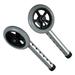 2 Pcs Walking Aid Wheel Wheelchair Soveriegn Silver Craft Acorns Replacement for