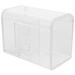 Acrylic Cotton Swab Holder Bathroom Jar with Lid Storage Case for Cotton Balls Cotton Swabs Cotton Pads