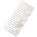Hair Comb Plate Vinegar Wide Tooth for Women Teeth Pocket Thick Women s Vintage White