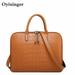 2023 Women s Office Handbag Female Leather Shoulder Bag Ladies Hand Bags For Women Business Briefcases Girls Laptop Bolsos Mujer