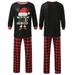 1 Set Of Dad Christmas Pajamas For Family Matching Sets Two Piece Pajamas Sets Top Pants Funny Prints Sleepwear Christmas Pajamas For Family Matching Family Christmas Pajamas Dad