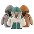 Godderr Kids Boys Girls Hoodies Winter Coat for Toddler Baby Newborn Fleece Jacket Outerwear Warm Zip Comfortable Thickened Outerwear for 9M-7Y