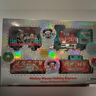 Disney Holiday | Mickey Mouse Holiday Express Train. Disney 100 Special Edition | Color: Blue/Red | Size: Os