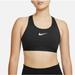 Nike Intimates & Sleepwear | Nike Dri-Fit Women's Swoosh Sports Bra Black. M | Color: Black/Red | Size: M