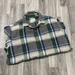 J. Crew Shirts | J. Crew Slim Fit Button Down Blue, Gray & Green Plaid Flannel Shirt Men's Size M | Color: Blue/Gray/Green/Red | Size: M