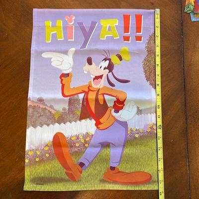 Disney Accents | Disney Goofy "Hi Ya" Garden House Flag | Color: Blue/Green | Size: Os