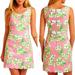 Lilly Pulitzer Dresses | Lilly Pulitzer Nina Pink & Green Sheath Mini Dress | Color: Green/Pink | Size: 6