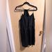 Madewell Dresses | Madewell Black Silk Dress Size 4 But Has Adjustable Drawstring Waist | Color: Black | Size: 4