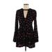 Free People Cocktail Dress: Black Hearts Dresses - Women's Size 6