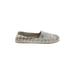 MICHAEL Michael Kors Flats: Gray Stripes Shoes - Women's Size 7