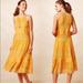 Anthropologie Dresses | Hd In Paris By Anthropologie Vilanelle Lace Midi Dress In Mustard Yellow | Color: Gold/Yellow | Size: Xl