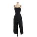 Old Navy Jumpsuit: Black Polka Dots Jumpsuits - Women's Size X-Small Petite