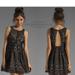 Free People Dresses | Free People Rocco Black Lace Mini Dress With Nude Liner. Womens Size 2 Nwot | Color: Black/Tan | Size: 2