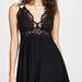 Free People Intimates & Sleepwear | Free People Adella Lace Trim Slip Or Mini Dress Black Sz Xs: New Without Tags | Color: Black | Size: Xs