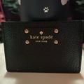Kate Spade Accessories | Kate Spade Card Holder 3 Outside Slots Plus Middle Slot For Cards | Color: Black/Gold | Size: Os