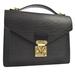 Louis Vuitton Bags | Louis Vuitton Monceau 2way Hand Bag Satchel Black Epi | Color: Black/Brown | Size: Os