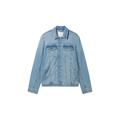 Tom Tailor Jeansjacke Herren super stone blue denim, Gr. M, Baumwolle, Männlich Jacken outdoor