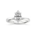 0.50 CT TW | IGI Certified Marquise Shape Lab Grown Diamond Engagement Ring | In 585 Or 750 in White, Yellow Or Rose Gold | Four Prong Solitaire Lab Diamond Ring | FG-VS1-VS2 Quality Friendly Diamonds