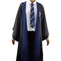 Cinereplicas Harry Potter Robe - Authentic Official Tailored Wizard Robes Cloak - Adults and Kids Size - Black & Blue - S