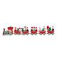 ibasenice 1pc Wooden Train Christmas Decoration Train Wood Train Toy Christmas Decorations Christmas Sto Christmas Train Decorations Wood Toys Desktop Decoration Wood Train Gift Small Train