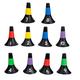 YARNOW 10pcs Rip Cone Small Traffic Cone Exercise Machines Mini Cones Roadblock Sign Marker Cones with Grip Agility Training Equipment Obstacle Braided Fishing Lines Trumpet or Football