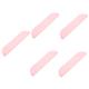 FRCOLOR 5pcs Silicone Makeup Brush Bag Makeup Bag Makeup Brush Holder Silicone Makeup Brush Organizer Cosmetic Brush Bag Makeup Brush Case Silica Gel Pink Make up Cosmetic Case Travel