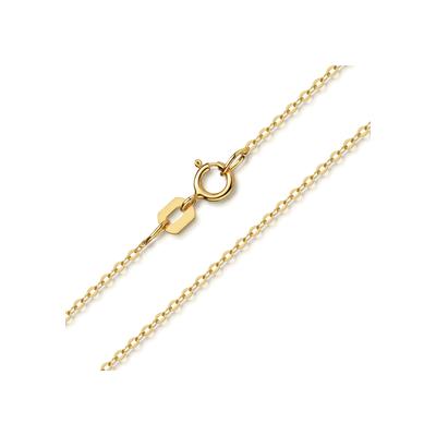 Goldkette FIRETTI "Schmuck Geschenk Gold 333 Flachankerkette, ca. 1,1 mm breit" Gr. 45, gold (gelbgoldfarben), Halsketten, Damen, 45, Gelbgold 333, B: 1,1mm, Made in Germany, B:1,1mm Image