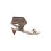 Donald J Pliner Sandals: Gray Print Shoes - Women's Size 6 - Open Toe