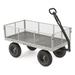 Gorilla Carts 26.25 H x 24.9 W Cart in Gray | 26.25 H x 24.9 W x 56.14 D in | Wayfair GOR1001-COM