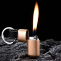 Zhongbao-Briquet à flamme nue gonflable portable mini porte-clés briquet Laguna briquet extérieur